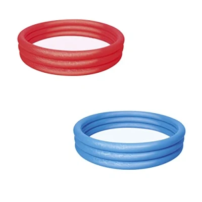 Bild av Bestway Play Paddling Pool Uppblåsbar trädgårdspool för småbarn och barn, 1,52 m x 30 cm, åldrarna 2+, blandade färger