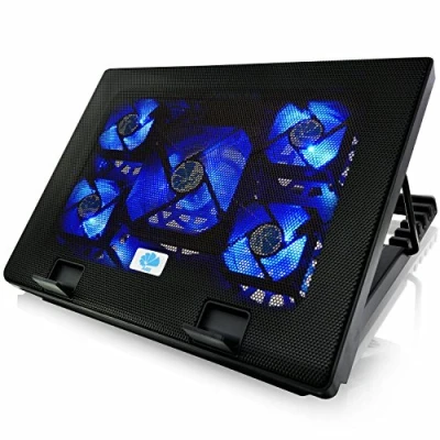 Bild av AABCOOLING NC71 Laptop Stativ Som Har 5 Fläktar, Solid Kylbas, Notebook Kylning, Bra Prestanda och Låga Bullerutsläpp, Stabil Bas för en Bärbar Dator
