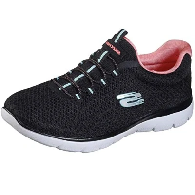 Bild av Skechers Dam Summits Top Player Sneaker, Svart rosa, 39.5 EU