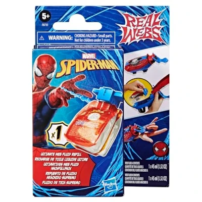 Bild av Marvel Spider Man Real Webs Ultimate Web påfyllningsvätska till blaster, rollspelsleksak