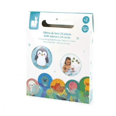 Bild av Janod J04714 Bath Memory Card, 24 Pieces