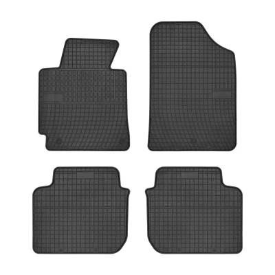 Bild av FROGUM 0433 Ensemble de tapis sol Caoutchouc avant et arrière 4 noir Sur mesure