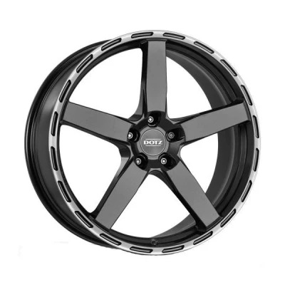 Bild av DOTZ 5 hål 19tum 120mm aluminiumfälg marinabay dark Antraciet OMA9L9FL33 Fälg 8.5tum 33mm 72.6mm BMW: 3 Coupe