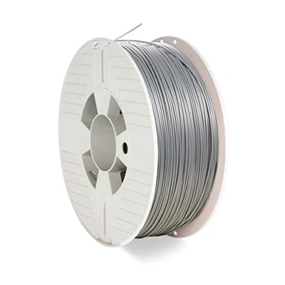Bild av Verbatim ABS filament 3D tryck, 1,75 mm, 1 kg, högpresterande akrylnitril butadien styren för materialextrusion, skrivare och penna, av ABS, aluminiumgrå