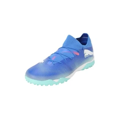 Bild av Puma Future 7 Match TT Fotbollsskor universaldobbar, Storlek: 44.5, Bluemazing/white/electric peppermint Textil/syntet