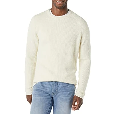 Bild av Amazon Essentials långärmad mjuk beröring tröja med rund hals, elfenben, Large