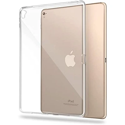 Bild av Demacia iPad Pro 9,7 tums Genomskinligt Fodral, Asgens Transparent Silikonfodral Flexibelt Mjukt TPU Stötsäkert Tablettdatorfodral för tum