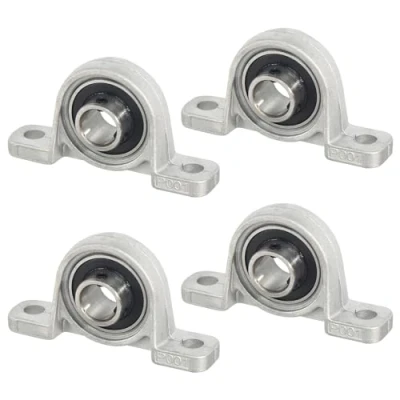 Bild av Stålager 12 mm innerdiameter, 4 stycken höljslager, lagerbock, med kullager, bärlager, hölje för axel, maskin, 3D skrivare