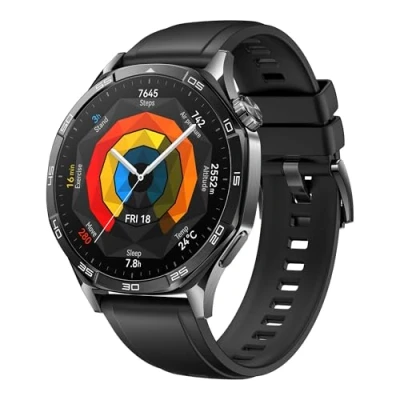 Bild av HUAWEI WATCH GT 5 46 mm smartklocka, elegant design, nytt körnings och cykelläge, hälsoövervakning, 14 dagar1 batteritid, iOS Android, svart