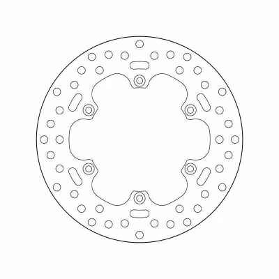 Bild av BREMBO Bromsskiva Fixed , Serie Oro fram och bak 220mm 4,5, 4.5mm 5 hålad 68B407G2 Bromsskivor