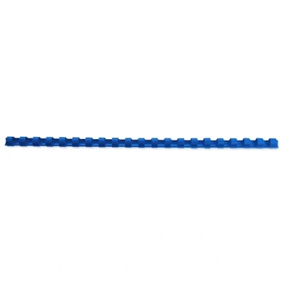 Bild av GBC CombBind bindningskammar, 12 mm, 95 arkkapacitet, A4, 21 ring, blå, paket med 100, 4028237