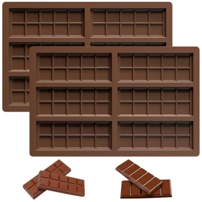 Bild av Maxentico Chokladform, chokladformar, silikon non stick matformar set, chokladformar