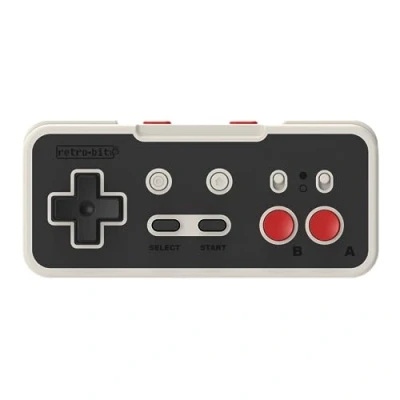 Bild av Retro Bit Origin8 2.4 GHz Wireless Controller For Nintendo Switch &amp; NES USB receivers included Classic Grey
