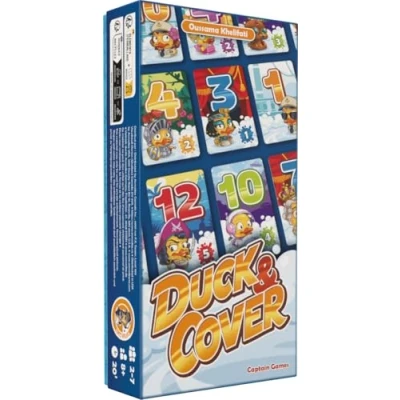 Bild av Asmodee Captain Games Duck &amp; Cover Brädspel Snabbt och taktiskt kortspel från 8 år 27 spelare 20 minuter Fransk version