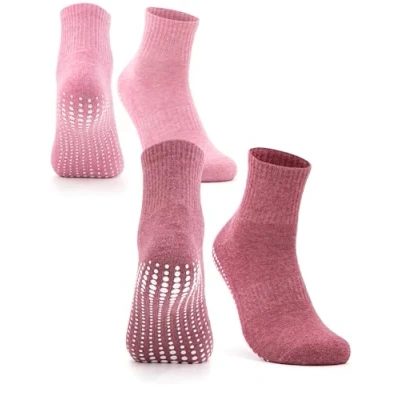 Bild av Occulto halkfria strumpor kvinnor 2 4 pack (modell: Madeleine) Rosa Varmrosa 35 38