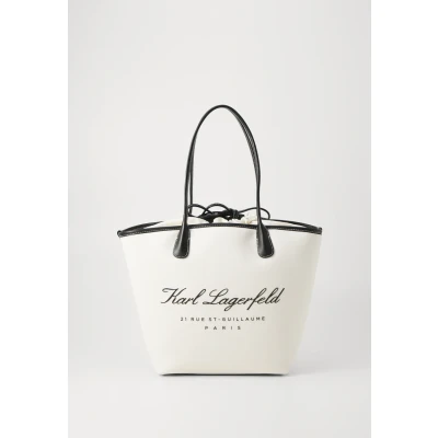 Bild av KARL Lagerfeld Hotel Medium BAG Shoppingväska, Storlek: One Size, Natural/black