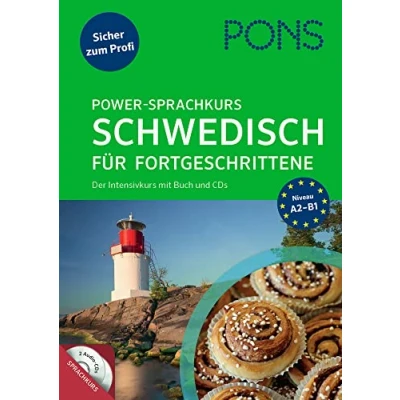 Bild av PONS Power Sprachkurs Schwedisch für Fortgeschrittene: Sicher zum Profi. Der Intensivkurs mit Buch und CD