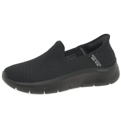 Bild av Skechers Performance GO WALK FLEX SLIP IN Promenadskor, Storlek: 35, Black Textil