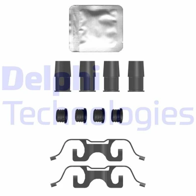 Bild av DELPHI LX0755 Kit d&#039;accessoires, plaquette de frein à disque MERCEDES BENZ: GLC SUV, Classe C Berline, Coupe