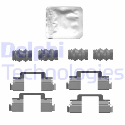 Bild av DELPHI LX0769 Kit d&#039;accessoires, plaquette de frein à disque