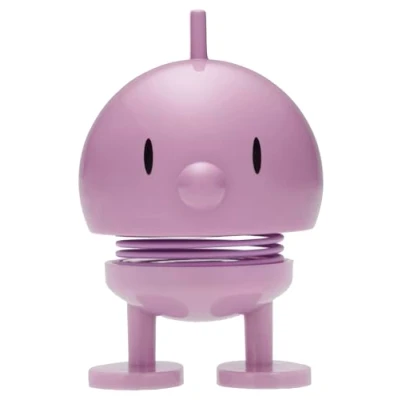 Bild av Hoptimist Bumble, vobbelfigur, skandinavisk dekoration för vardagsrum, skrivbord, kontor, hall, badrum, modern &amp; skandinavisk, bra present, 4,5 x 5,8 7,6 cm, Liten, Lavendel