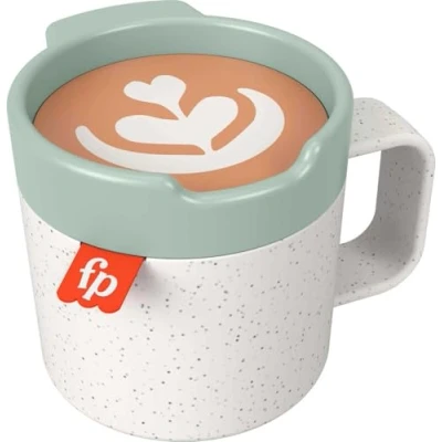Bild av Fisher Price Rattle A Latte bitmugg, aktivitetsleksak för barn från 3 månader HGB86