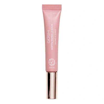 Bild av GOSH Tonad läppbalsam med SPF 15 I vegansk läppvårdspenna färg vintage ros 04 smidiga mjuka läppar utan limning parfymfri glansig booster fuktgivande