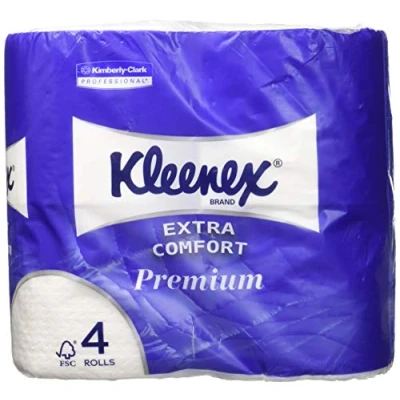 Bild av Kleenex Toalettpapper 8484 4 Lagers 24 Rullar x 160 Ark (3,840 Ark)