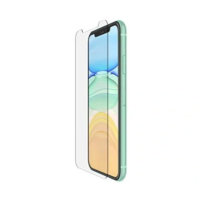 Bild av Belkin iPhone 11 TemperedGlass antimikrobiellt skärmskydd (avancerat skydd som minskar bakterier på skärmen med upp till 99%) Kompatibel 11/XR