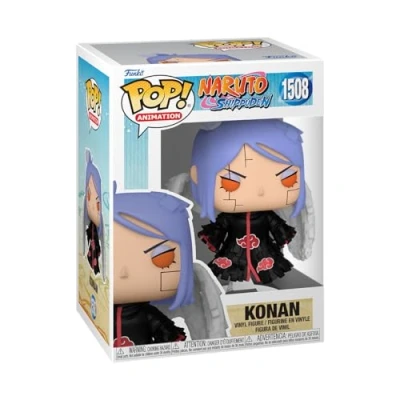 Bild av Funko POP! Animation: Naruto Konan Samlingsbar vinylfigur Presentidé Officiell Merchandise Leksaker för barn och vuxna Anime Fans Modellfigur samlare utställning