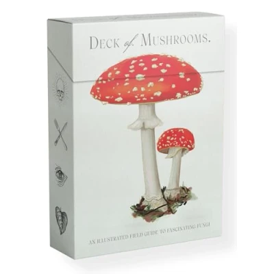 Bild av The Deck of Mushrooms: An illustrated field guide to fascinating fungi /anglais
