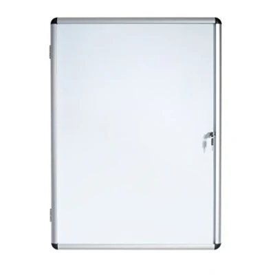 Bild av Bi Office Enclore Magnetisk inomhusdisplay för 2 ark A4, med aluminiumdörr och lås, 367 x 500 mm