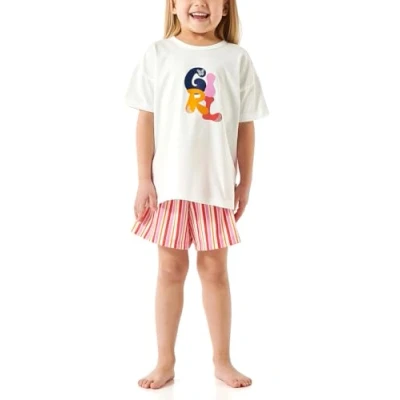 Bild av Schiesser Mädchen Schlafanzug Set Pyjama kurz 100% Organic Bio Baumwolle Größe 92 bis 140