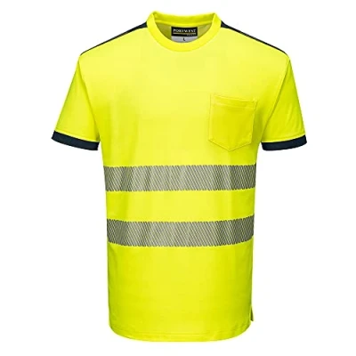 Bild av Portwest PW3 Hi Vis T Shirt S/S, l, gul/marinblå, T181