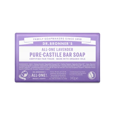 Bild av Dr. Bronner&#039;s Bar Soap Lavender 140 g