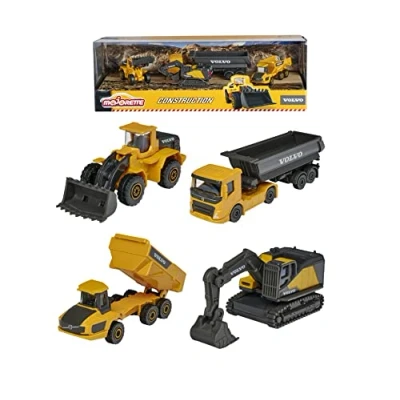 Bild av Volvo 4 pack presentförpackning DIE CAST samlare gul
