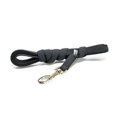 Bild av Julius K9 C&amp;G Super grip leash black/grey 20mm/3.0m with handle
