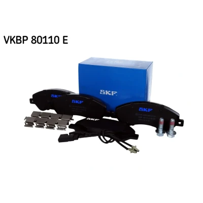 Bild av SKF VKBP 80110 E Jeu de plaquettes frein contact signal d&#039;usure inclus avec accessoires FORD: Transit Mk6 Minibus