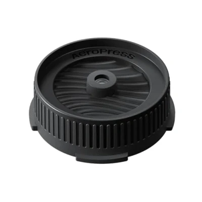 Bild av AeroPress filter för flödeskontroll och droppfilterlock bärbar kaffepress, specialkaffebryggare, svart