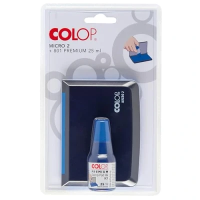 Bild av Colop 151305 stämpelkudde Micro 2 + färg 801 blå, 70 x 110 mm