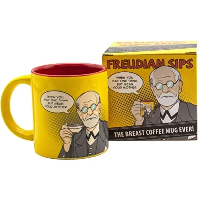 Bild av Unemployed Philosophers Guild 13655 Freudian Sips kaffekopp