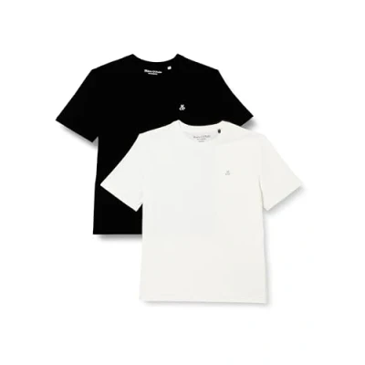 Bild av Marc O&#039;Polo 2 PACK Regular Tshirt bas, Storlek: Large, Black/khaki