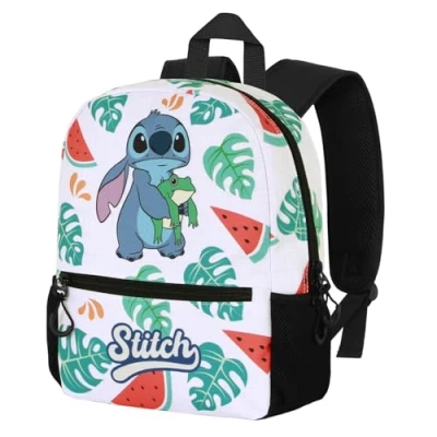 Bild av Disney Lilo och Stitch Groda Söt Ryggsäck, Flerfärgad, 26 x 33 cm, Kapacitet 9,5 L, Flerfärgad lila stygn, En storlek, ryggsäck