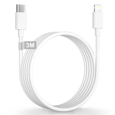 Bild av USB C till Lightning kabel 3M [MFi certifierad], iPhone laddningskabel snabbladdningskabel PD kompatibel med