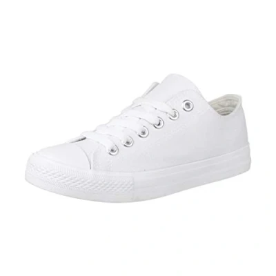 Bild av Elara unisex sneaker låg topp textil Chunkyrayan 01 A ZY9032 White 45