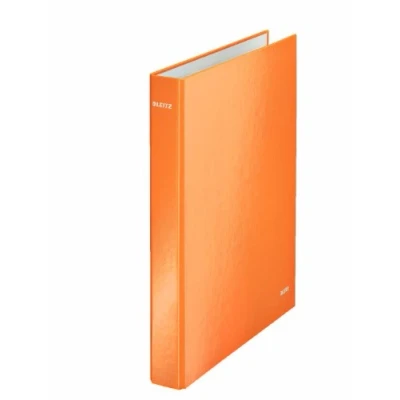 Bild av Leitz 2 ringpärmar, rymmer upp till 230 maxi ark, wow intervall, 25 mm ryggrad, 42410044 A4, orange metallisk