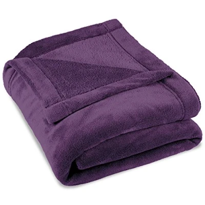 Bild av CelinaTex Fluffig, gosig filt, 150 x 200 cm, lila soffa, varm, mjuk mikrofiber, fleece, Oeko TEX Montreal