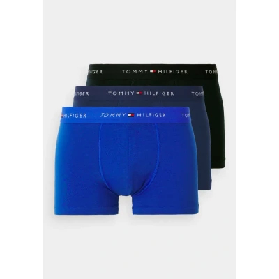 Bild av Tommy Hilfiger Män 3P TRUNK DTM UM0UM03523 Trunk, Grön, XL, Grön (Nob Blu/Prp Nvy/Blk), XL