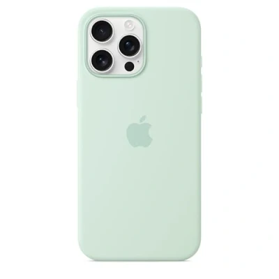 Bild av Apple iPhone 16 Pro Max Silicone Case with MagSafe Aquamarine