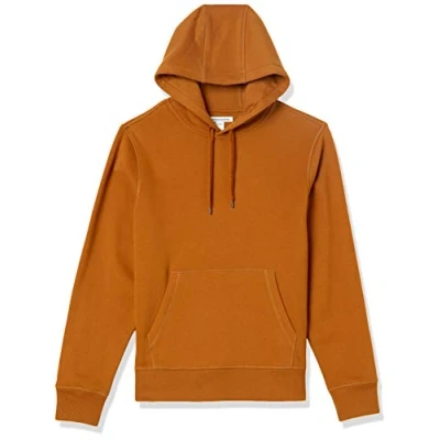 Bild av Amazon Essentials Men&#039;s Fleecetröja med huva (finns i Big &amp; Tall), Rostorange, S
